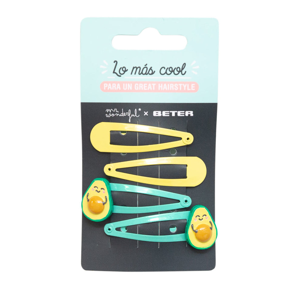 Clips para el pelo Beter - Aguacate