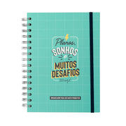 Organizador de produtividade - Planos, sonhos e muitos desafios 