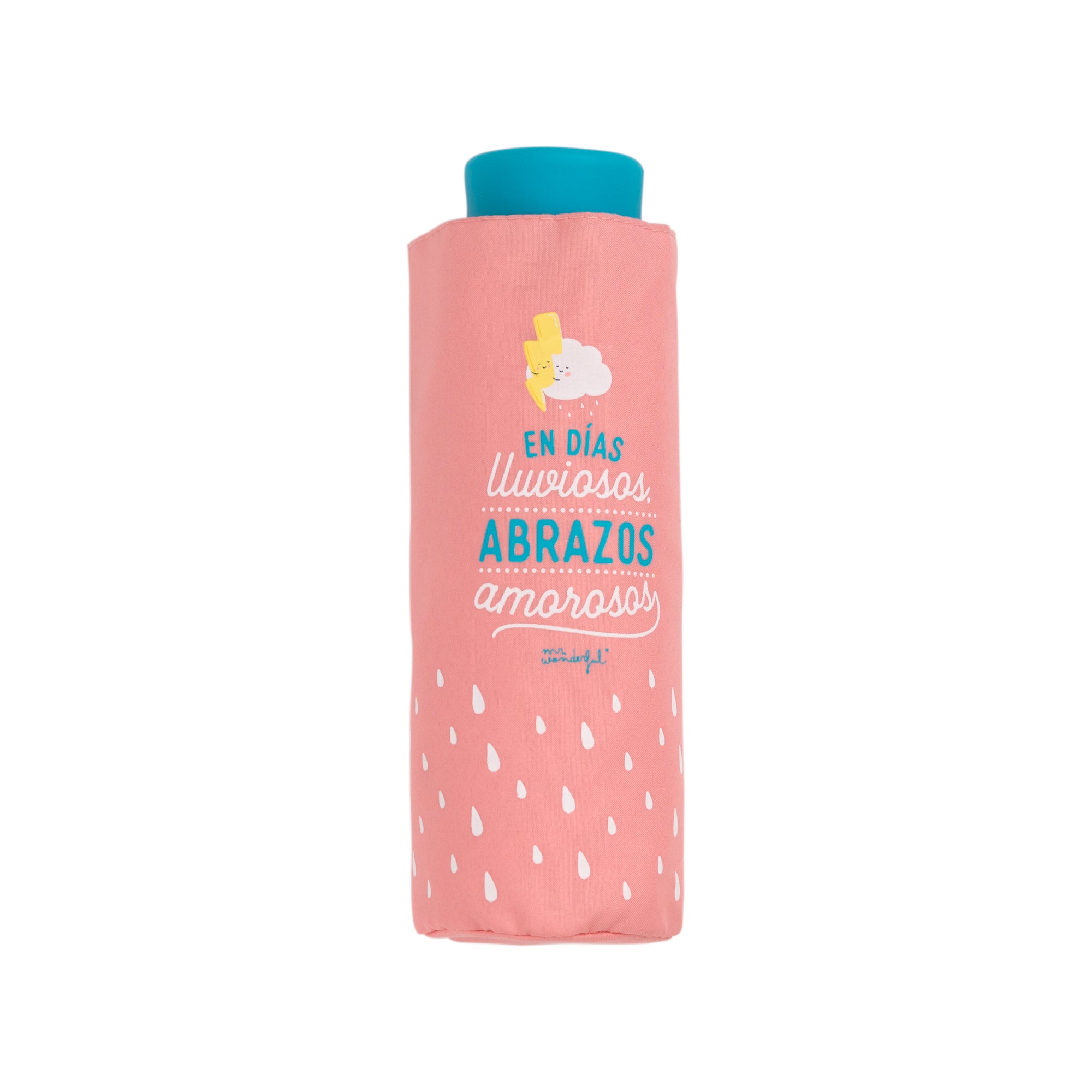 Paraguas pequeño - En días lluviosos, abrazos ...