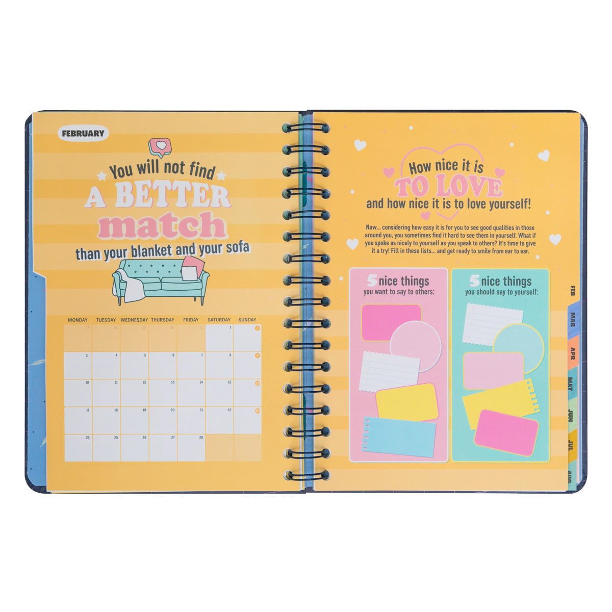 Wonder Diary 2024-25 Week view - Promising plans and fulfilling dreams.