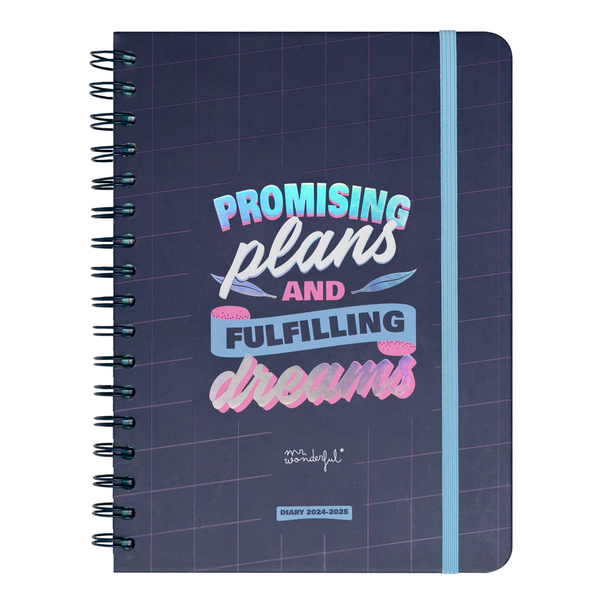Wonder Diary 2024-25 Week view - Promising plans and fulfilling dreams.