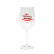 Kit de 2 flocos de vinho - Com você tudo fica mais bonito. Vamos brindar com uma taça de vinho! 