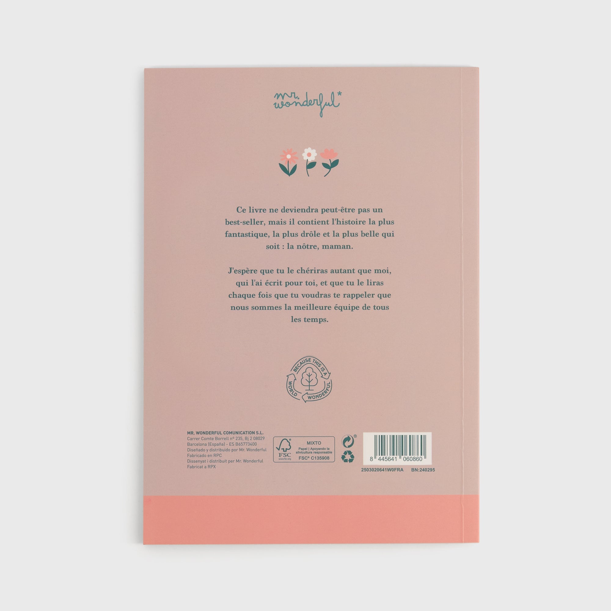 Livre à personnaliser - Tu es une mère formidable et notre ressemblance est incroyable