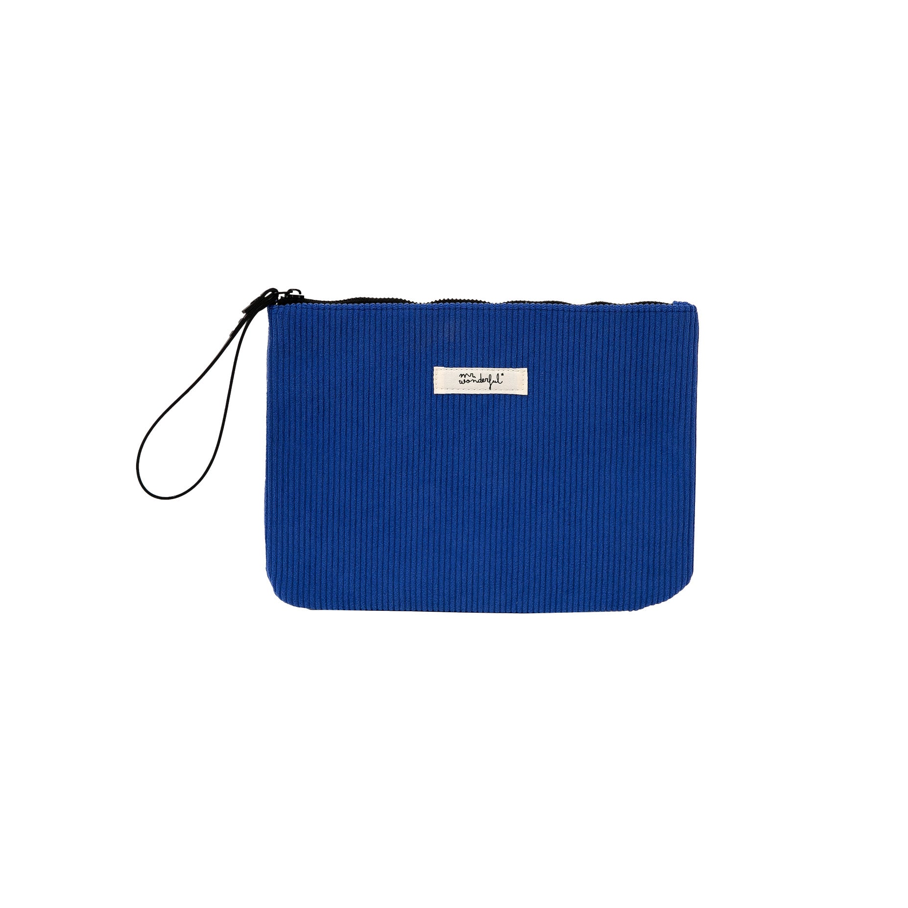 Wristlet - Blue corduroy
