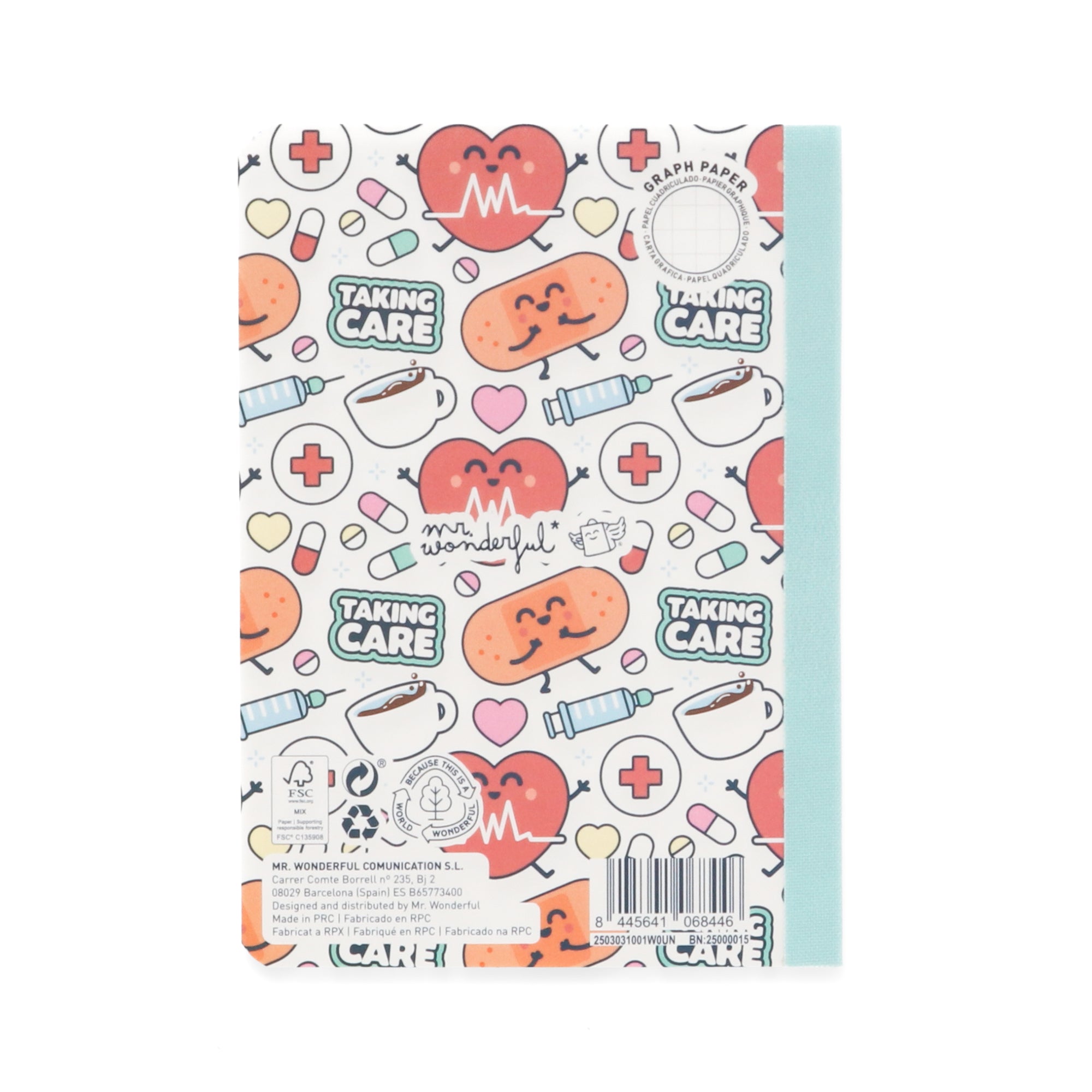 Libreta A6 - Taking care