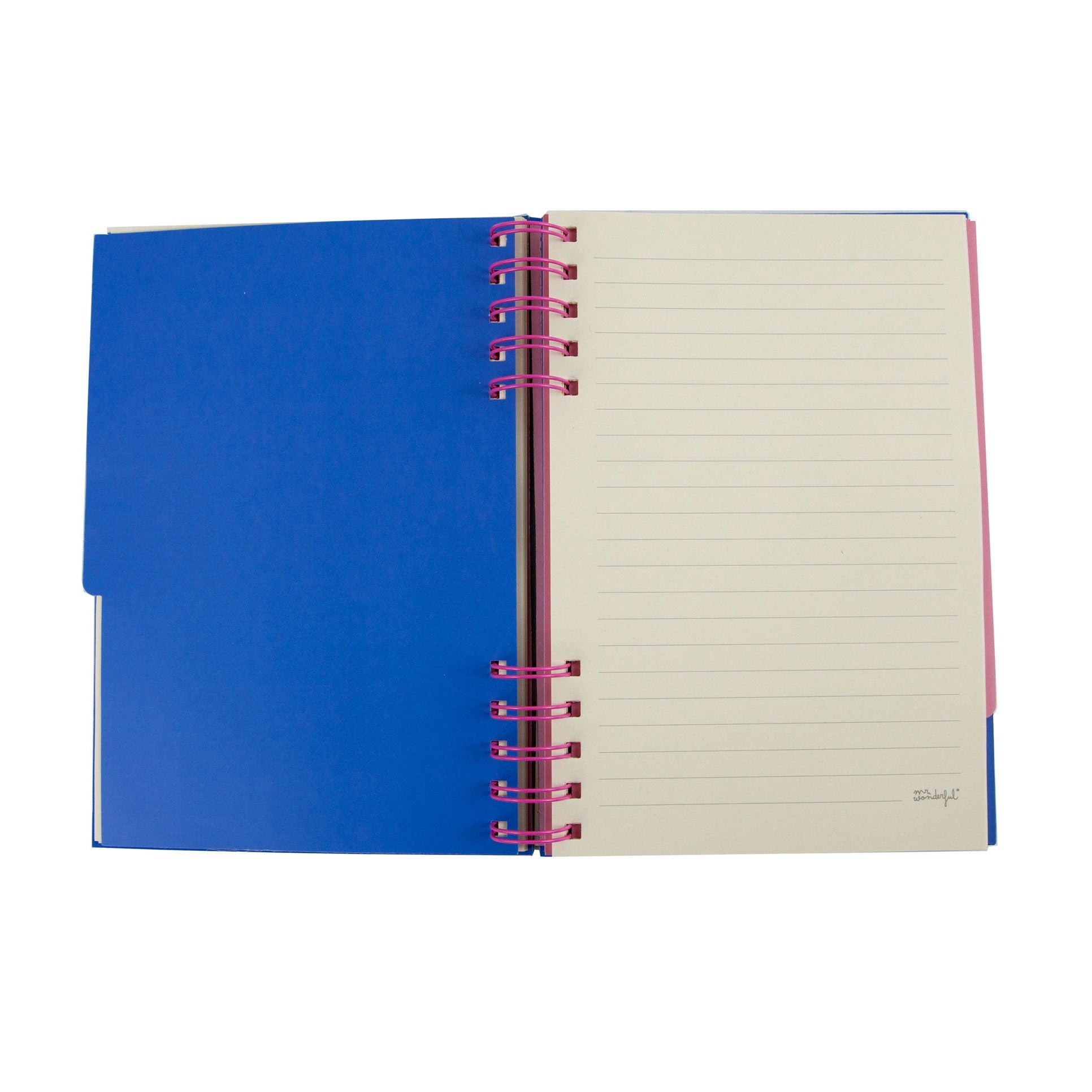 Libreta A5 Mr. Wonderful para regalar a mujeres con cierre original - What makes me happy