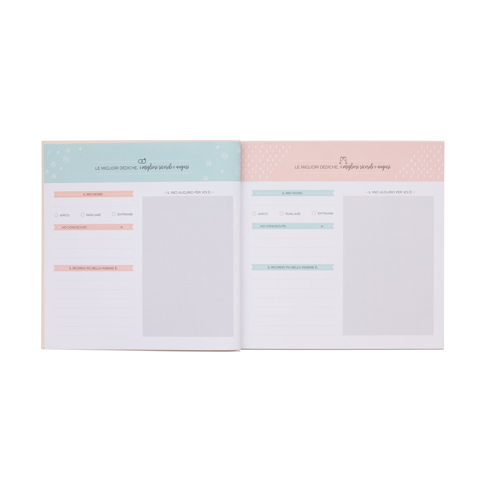 Guestbook di nozze per un matrimonio