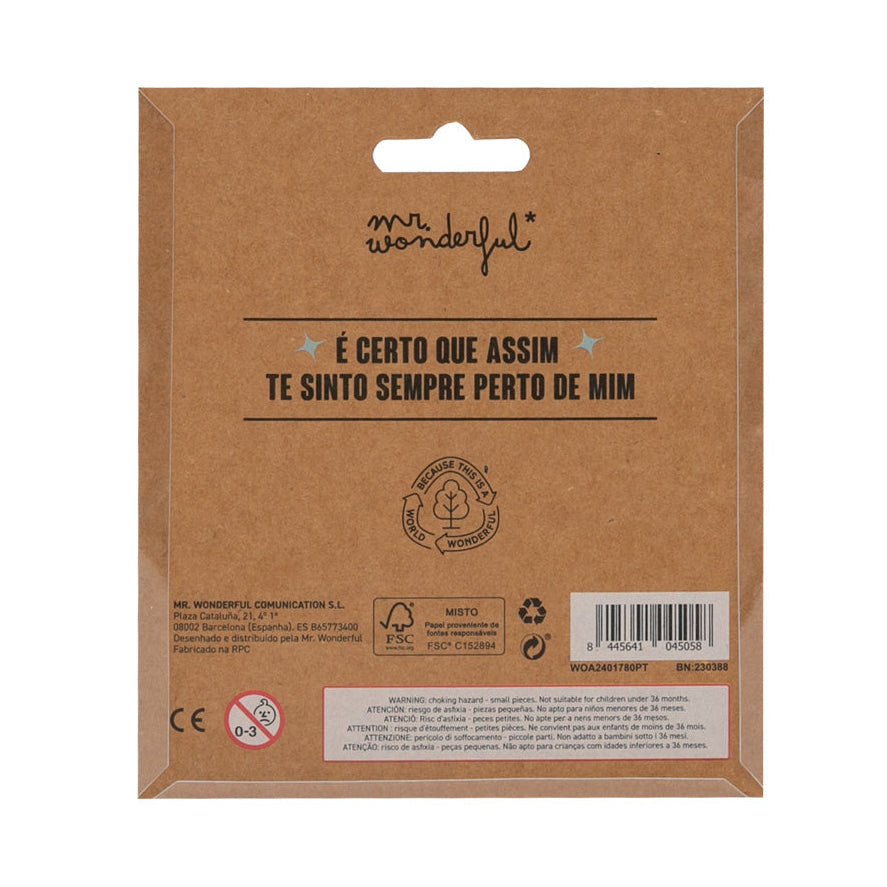 Conjunto de 2 porta-chaves - Torrada e doce