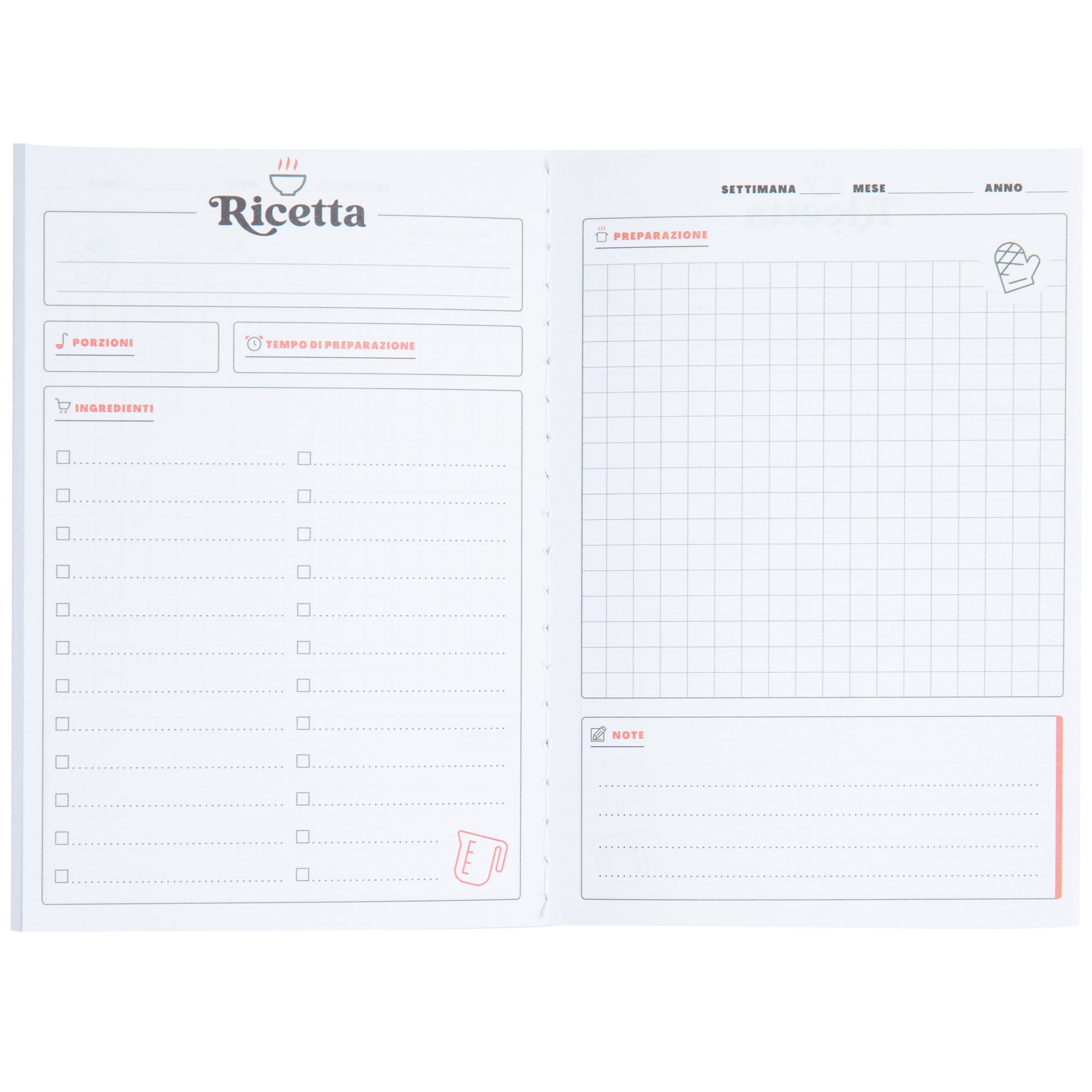 Livro de ricette - Livro de ricette ICONICHE 