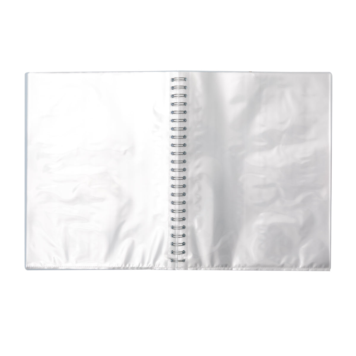 Carpeta espiral con hojas transparentes  – Great ideas begin here
