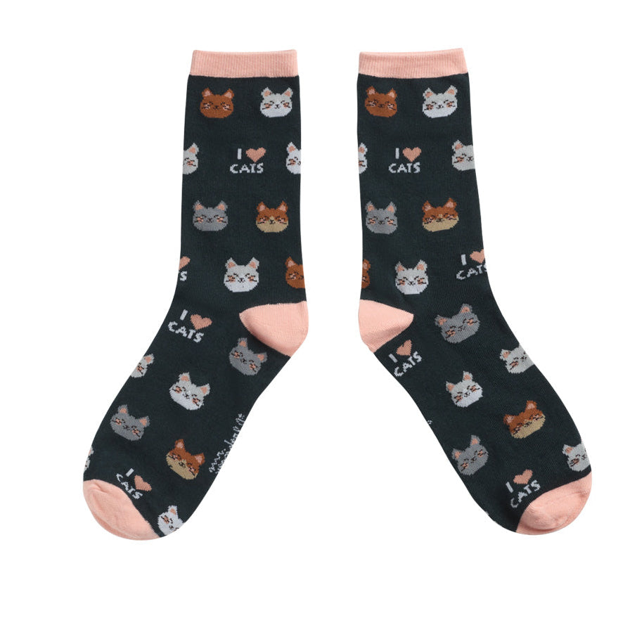 Calcetines Talla 35-38 - Gatos