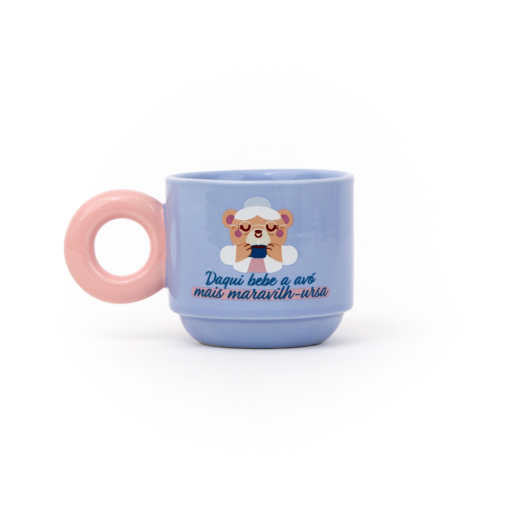 Caneca empilhável - Daqui bebe a avó mais maravilhursa