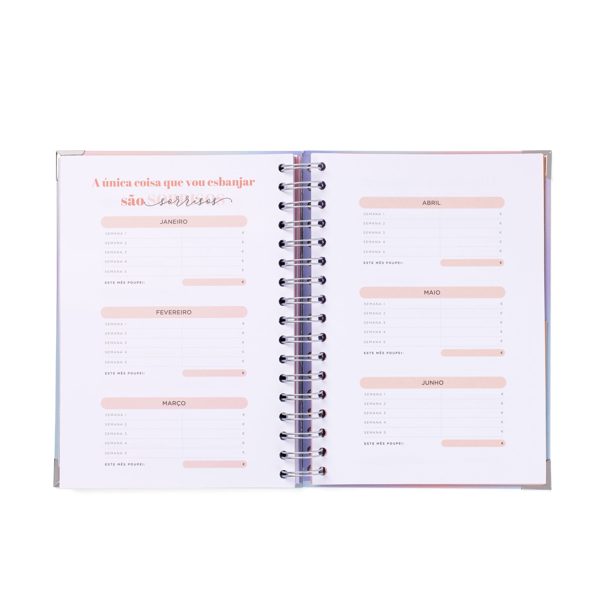 Agenda Office 2025-26 Semanal 18 meses - Vivendo com estilo