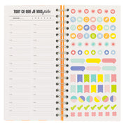 Planning journalier orange - Tant à faire et à vivre
