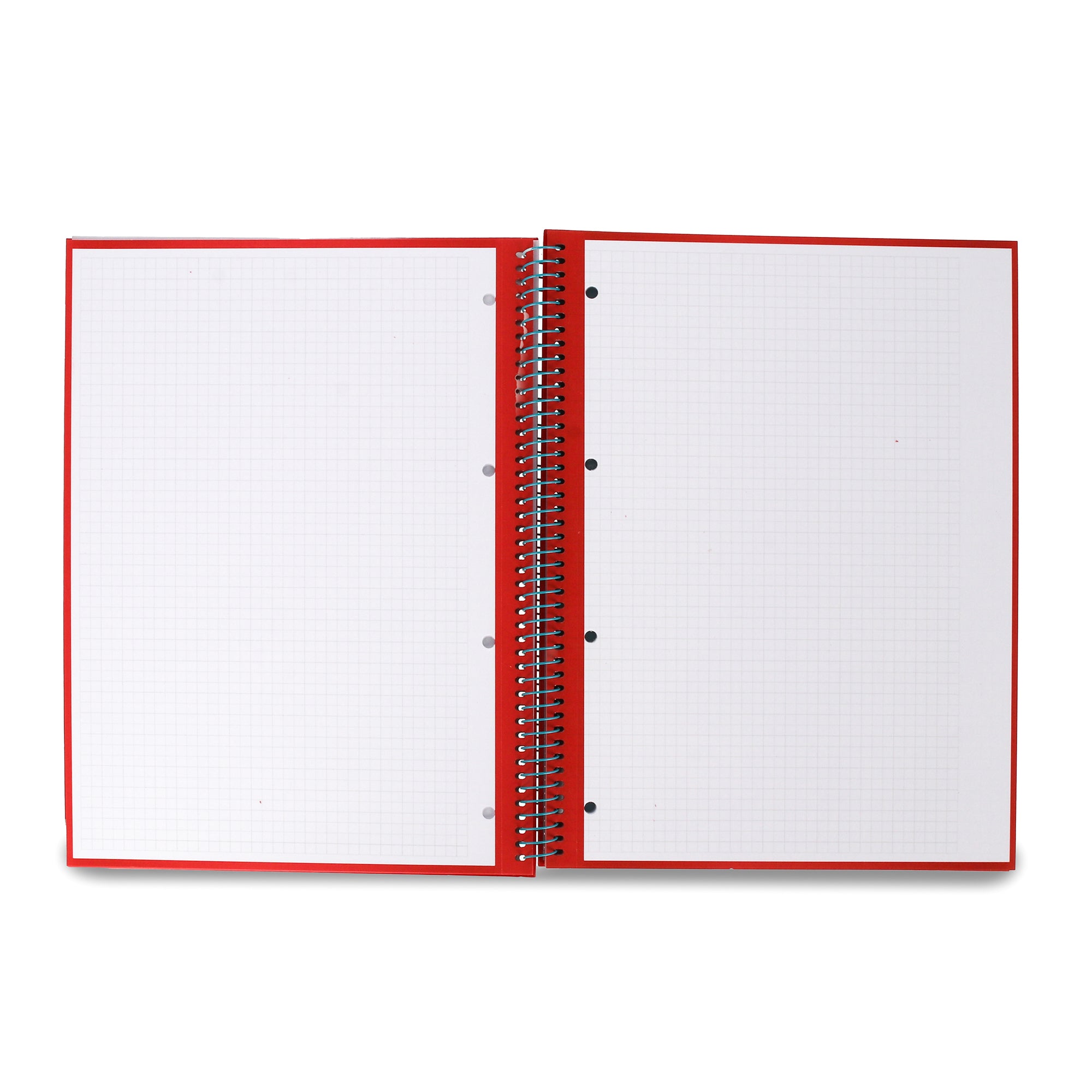 Set de 2 Libretas A4 80 grid and micro-perforated sheets - Rojo y menta