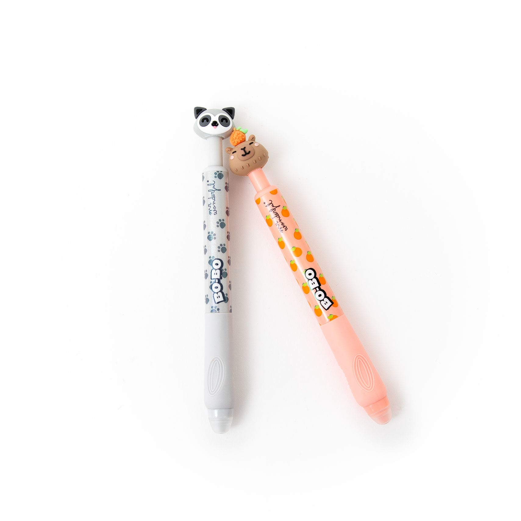 Set de 2 Bo-Bo Click! - Mapache y Capybara | Mr.Wonderful