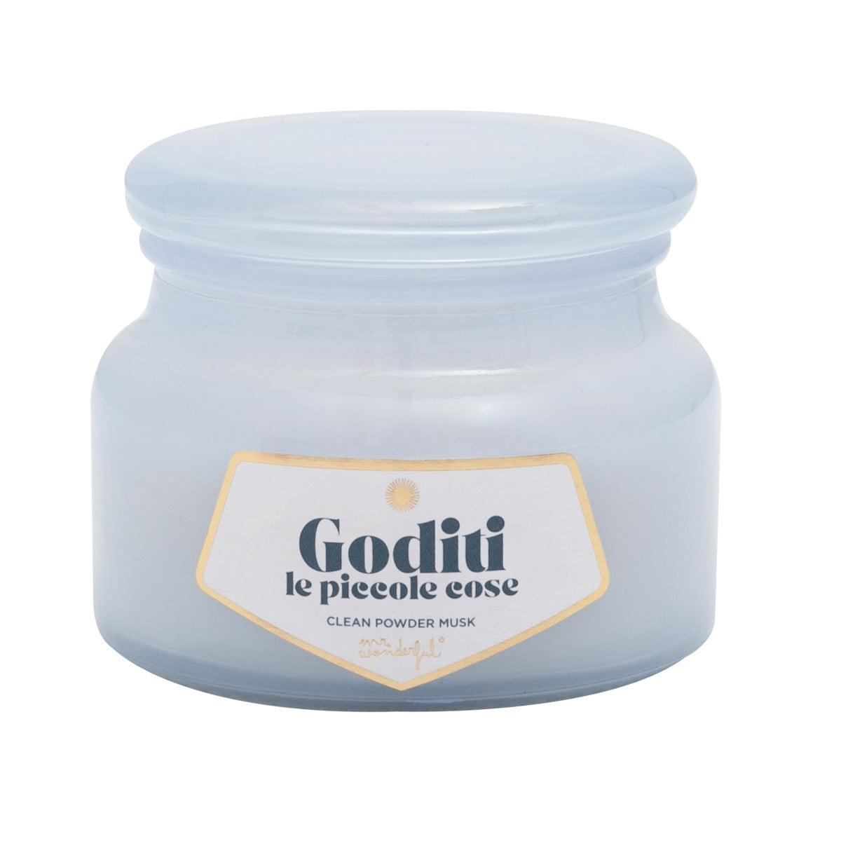 Candela profumata con messaggio in italiano Mr. Wonderful - Goditi le piccole cose