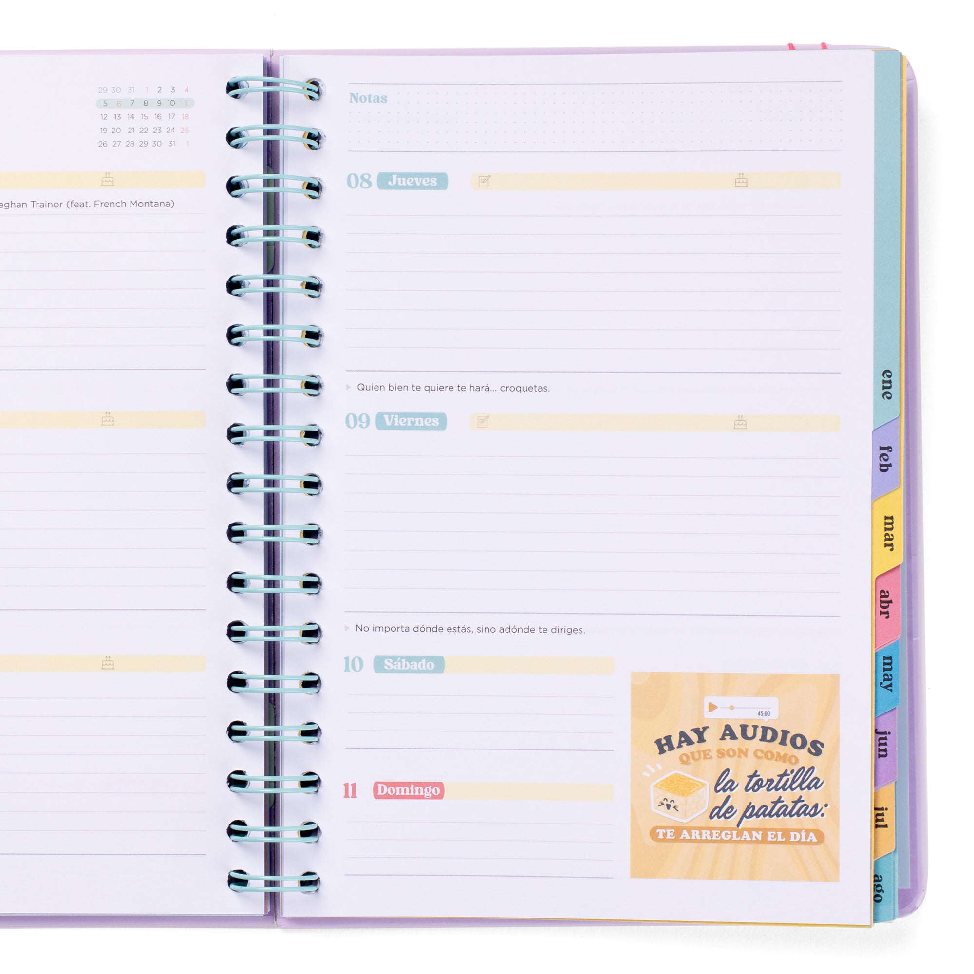 Agenda Wonder 2025-26 Semanal - Algo mágico me espera