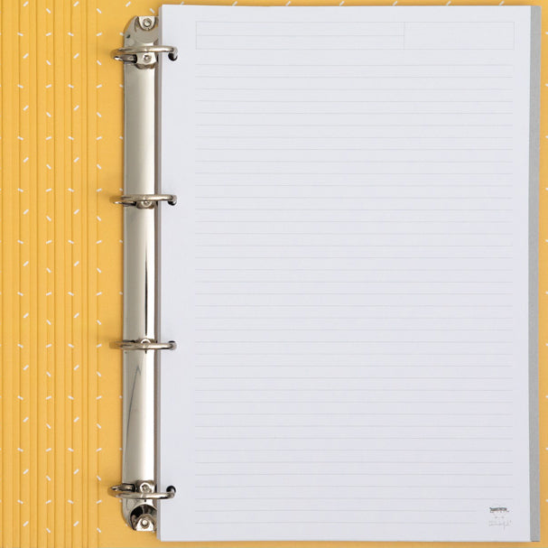 Dossier com argolas e folhas Wonder - Sonhando e criando