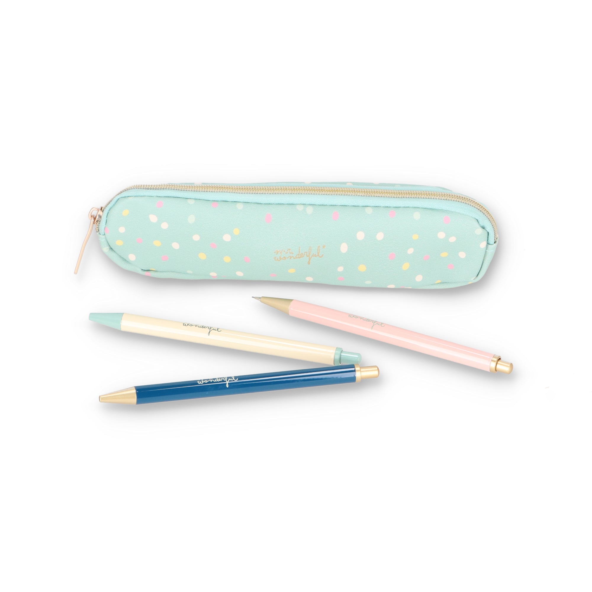 Writing set - Polka dot print