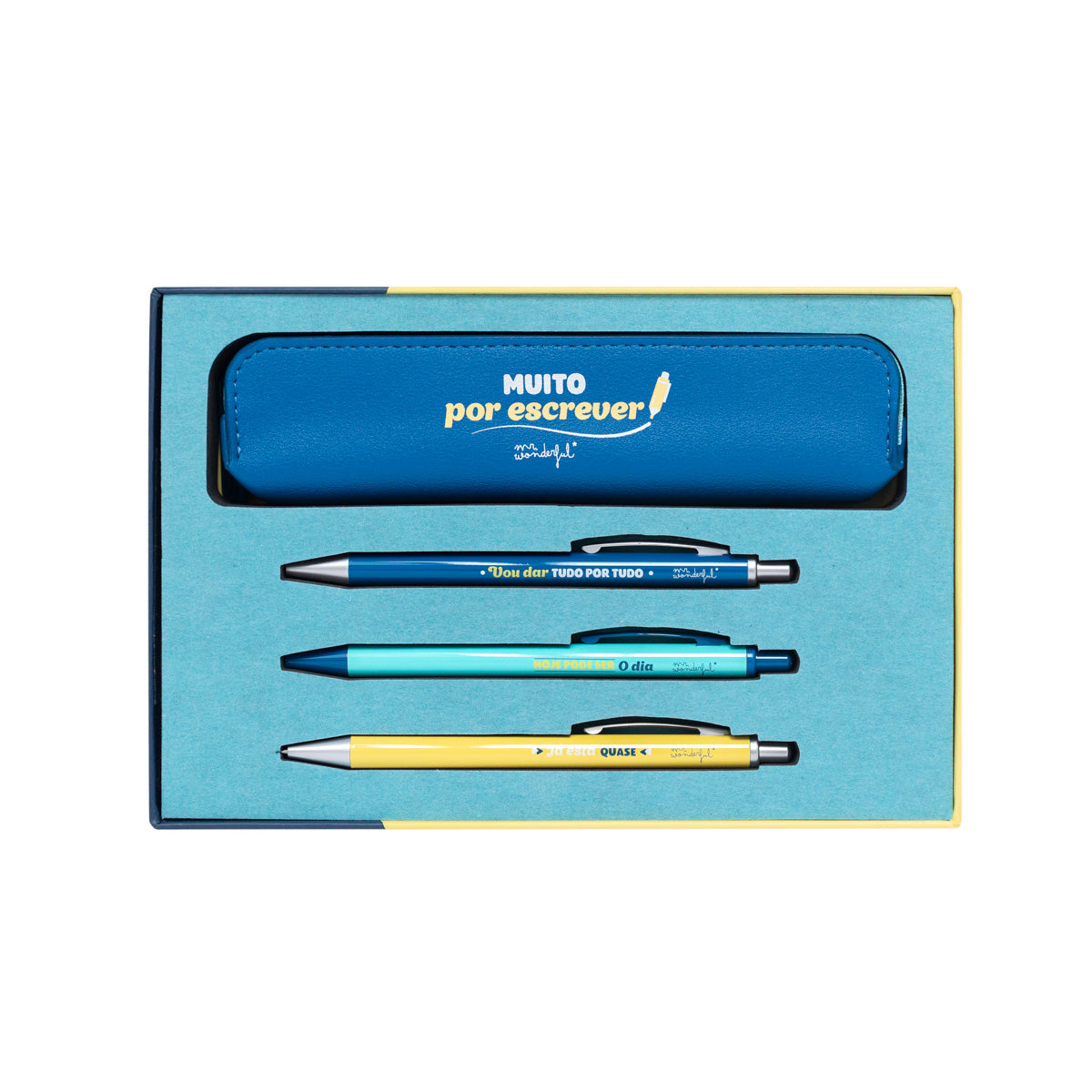 Writing set - Muito por escrever