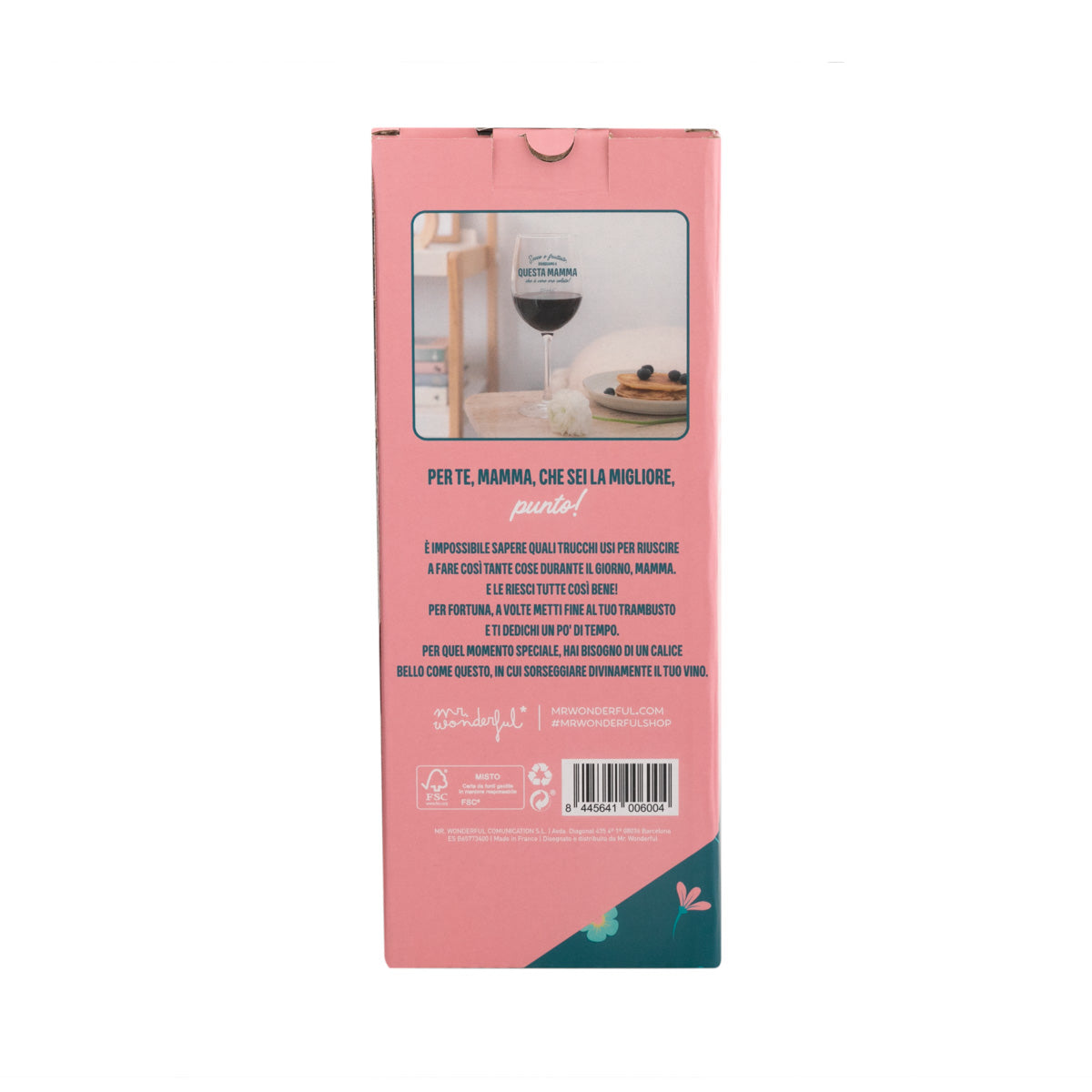 Calice da vino - Secco o fruttato, brindiamo a questa mamma che è vero oro colato!