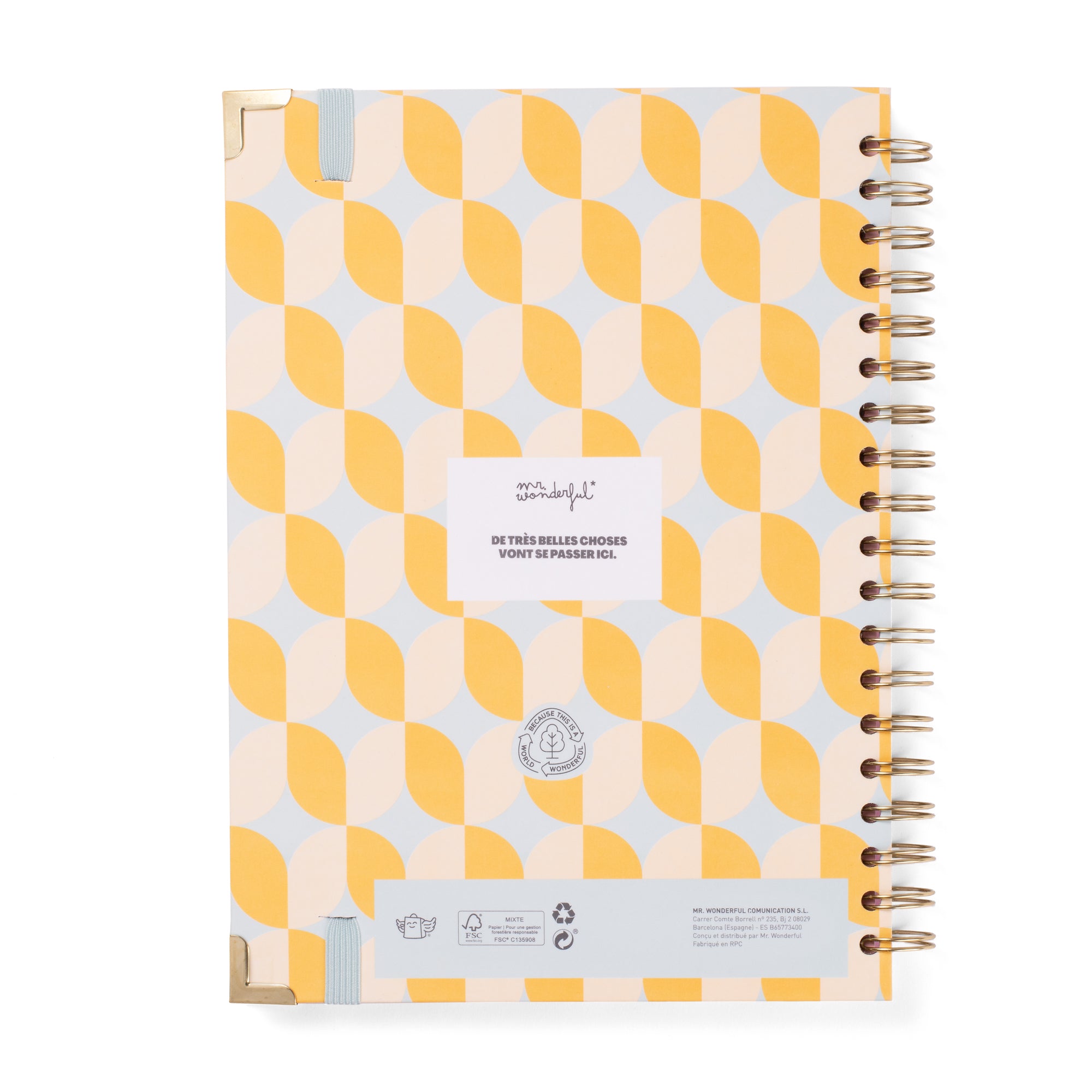 Set d'Agenda Office 2025-26 Semainier Grand format + stylo - No stress