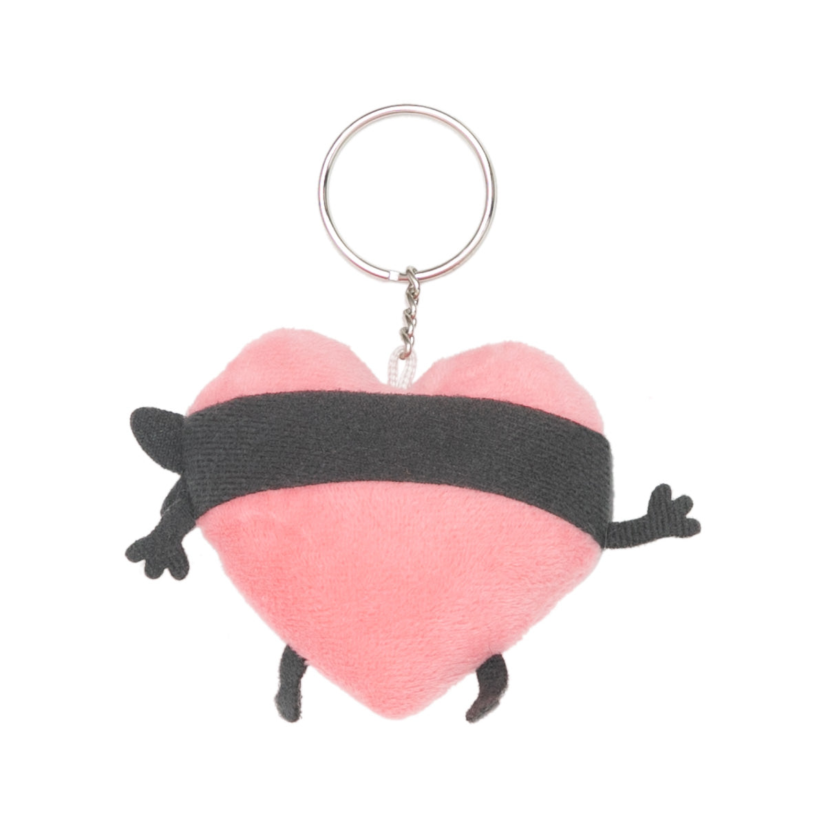 Porte-clés en peluche - Cœur de bandit 