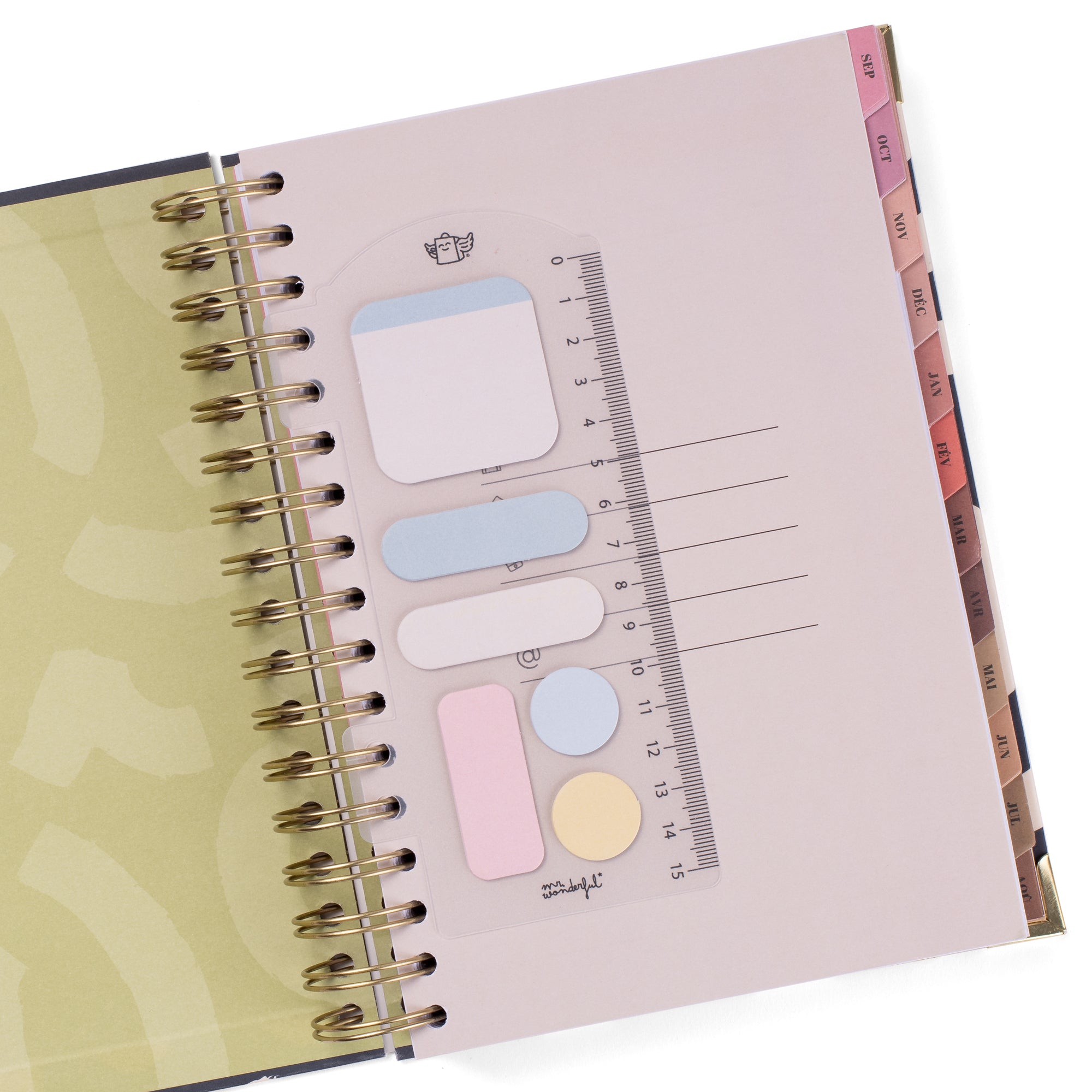 Set d'Agenda Office 2025-26 Journalier + stylo - Tout va bien, tout est parfait