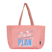 Sac en toile tote bag - J'ai un plan