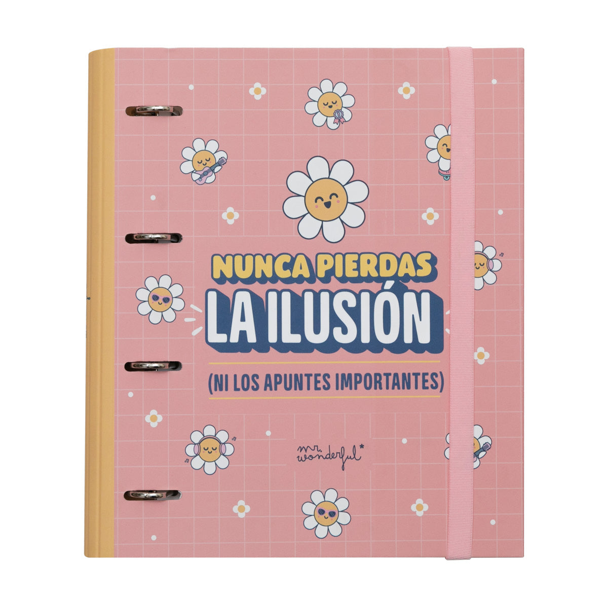 Carpeta con anillas - Nunca pierdas la ilusión (ni los apuntes importantes)