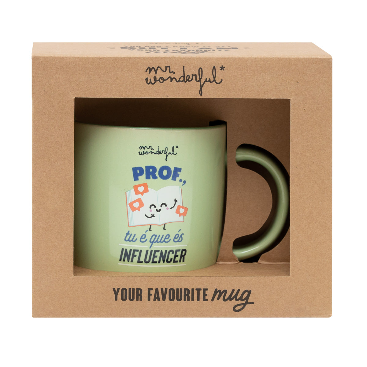 Caneca - Prof., você é um influenciador. 