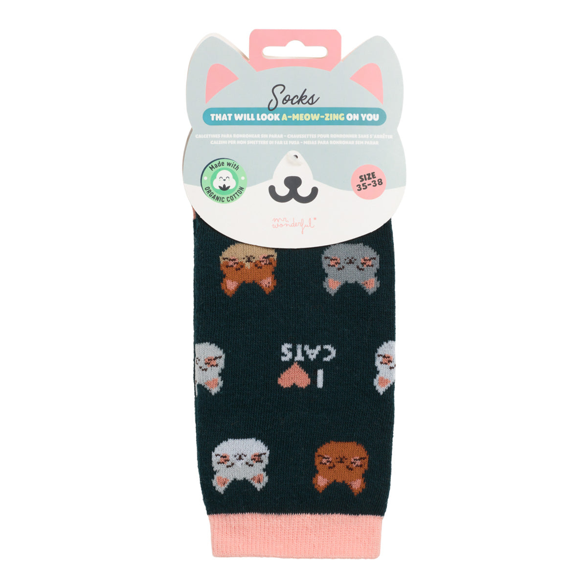 Socks Pet Lovers size 35-38 - Cats