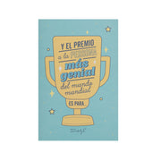 Postal desplegable - Y el premio a la persona más genial...
