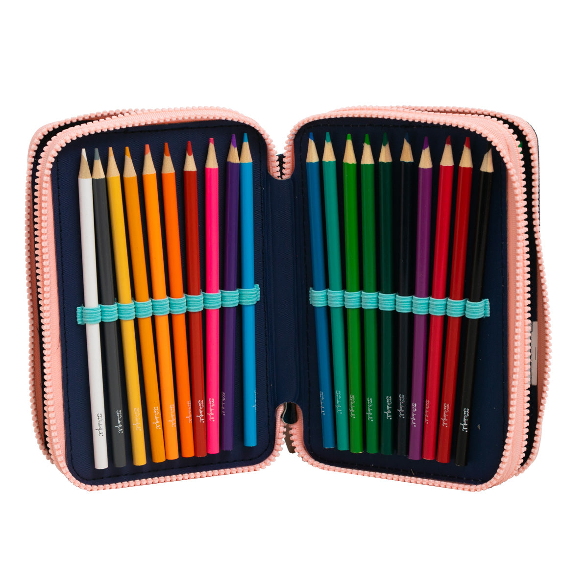 Mochila escolar completa com 3 compartimentos - Apontamentos, riscalhadas e gargalhadas 