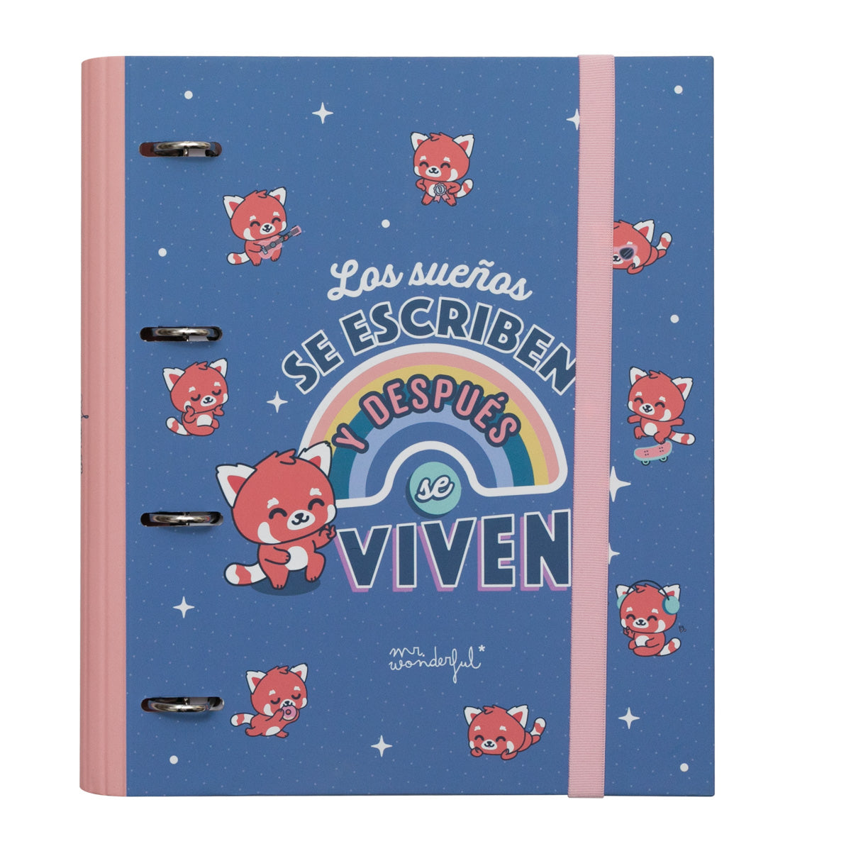 Carpeta con anillas - Los sueños se escriben y después se viven