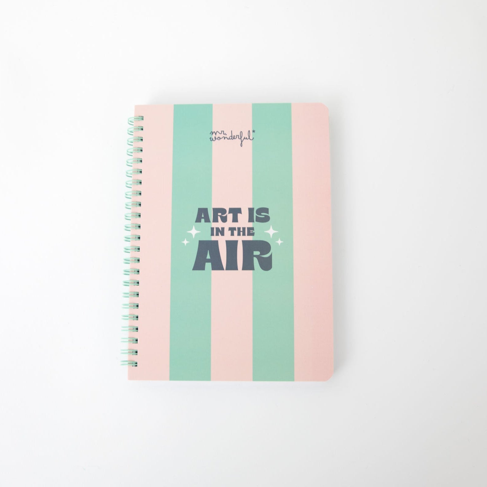 Pack BTS - Art is in the air libreta melocotón