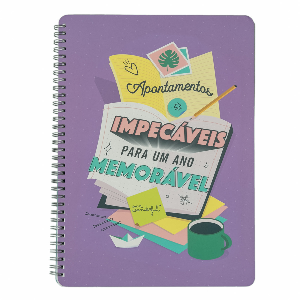 Caderno A4 - Apontamentos impecáveis para um ano memorável