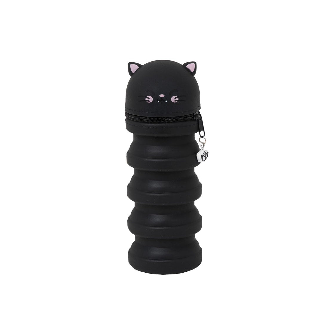 Estuche extensible de silicona Halloween gato negro