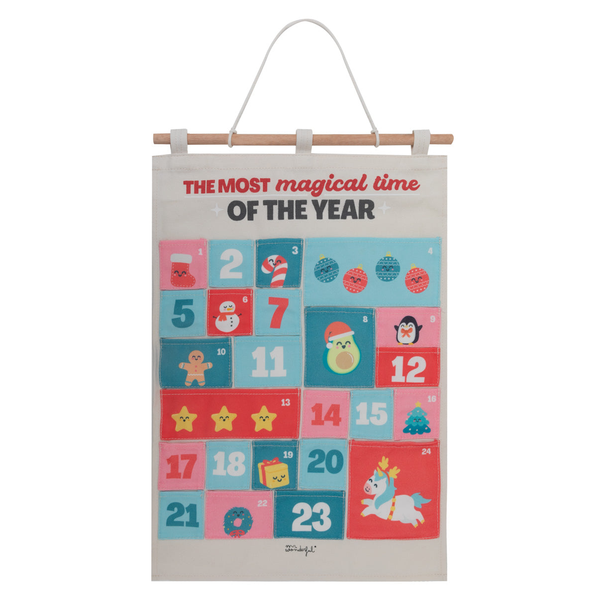 Calendrier de l'Avent en tissu - La période la plus magique de l'année 