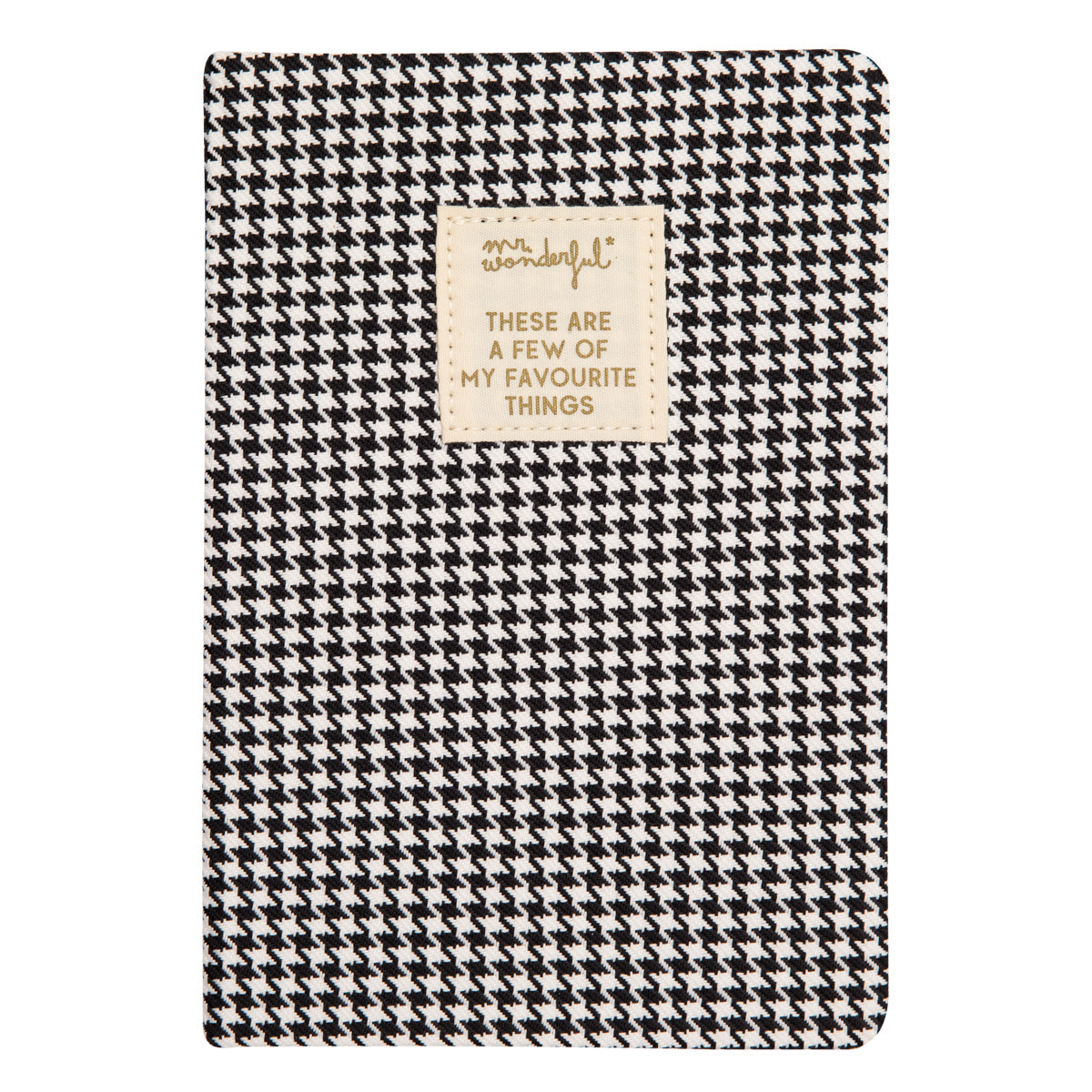 A5 notebook fabric - These are a few of my favourite things.