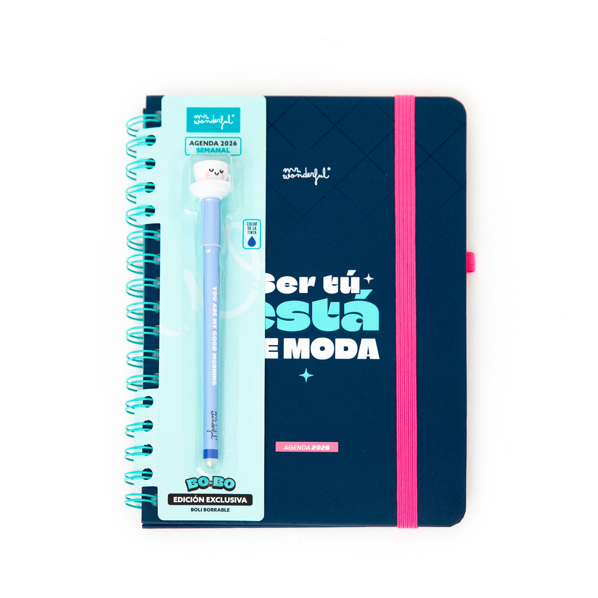 Agenda Wonder 2026 Semanal - Ser tú está de moda | Mr.Wonderful