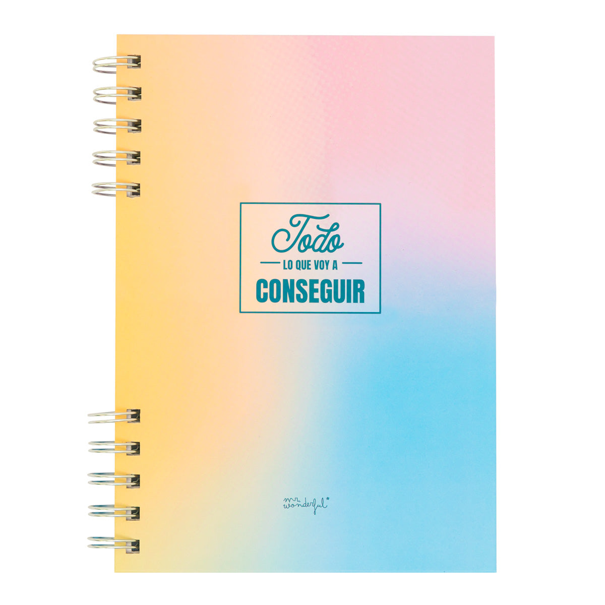 Libreta A5 rosa - Todo lo que voy a conseguir