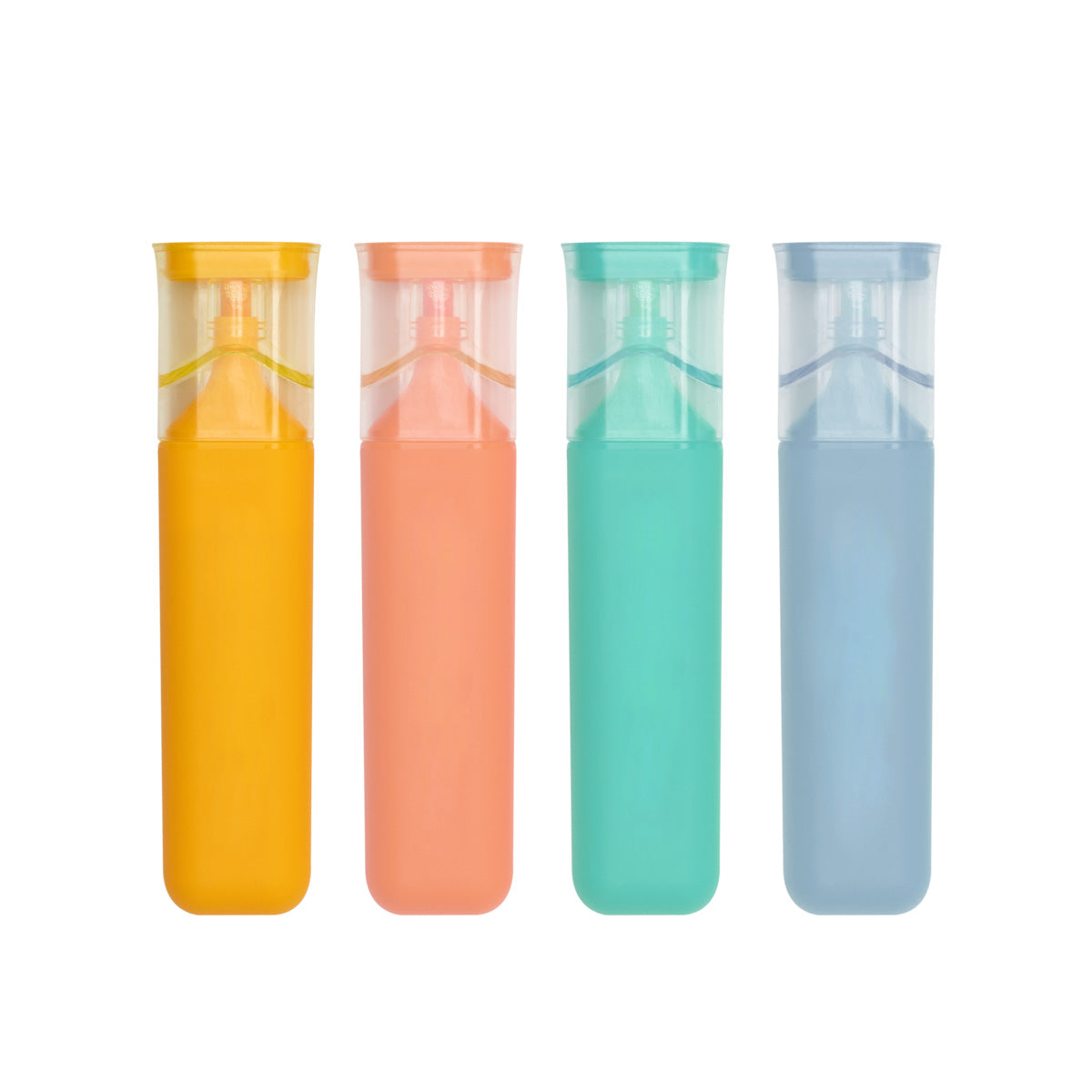 Set of 4 highlighters with glittery ink - Shine on!.
