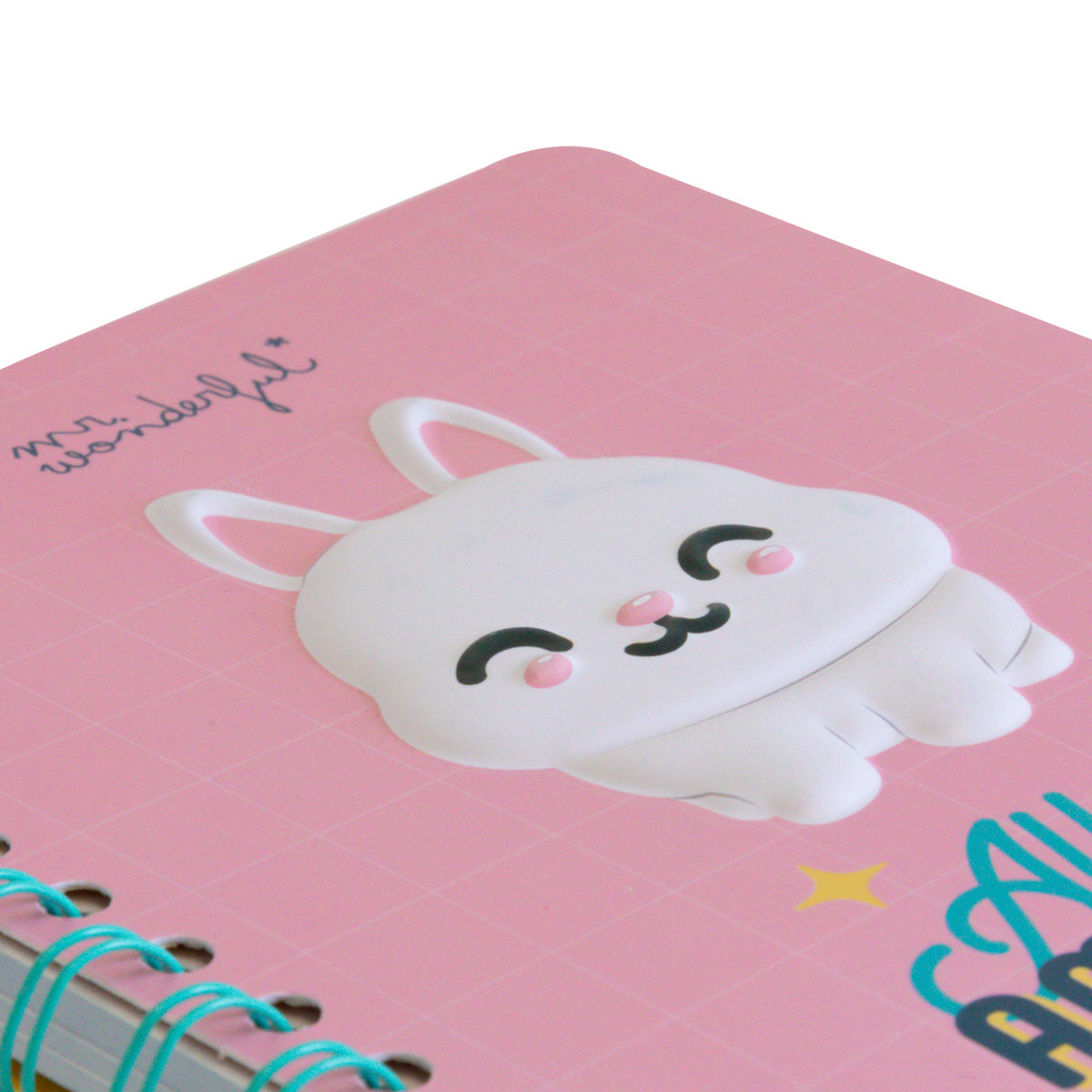 Caderno A5 3D Rabbit - Todas as coisas incríveis que vou aproveitar. 