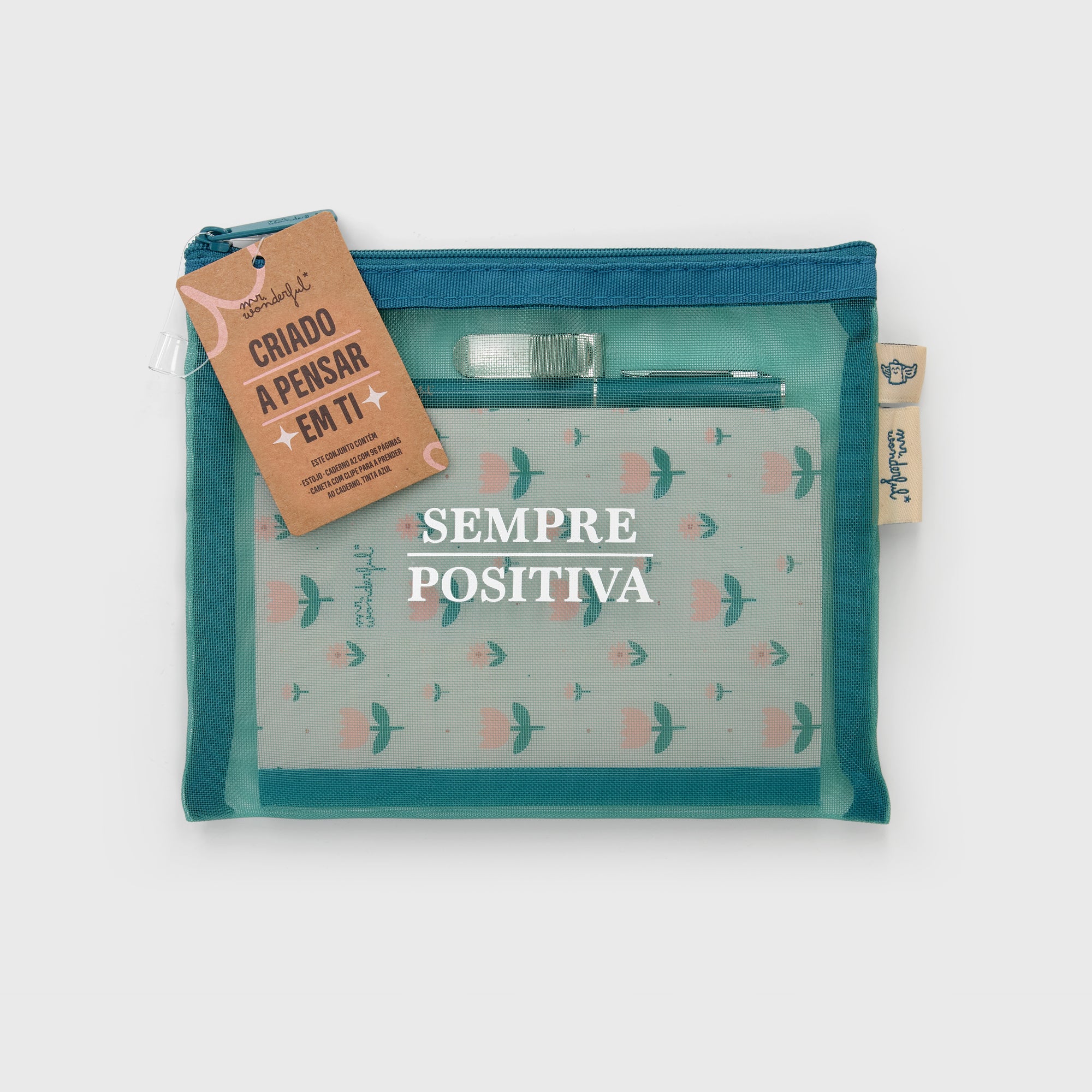Conjunto de escrita - Sempre positiva