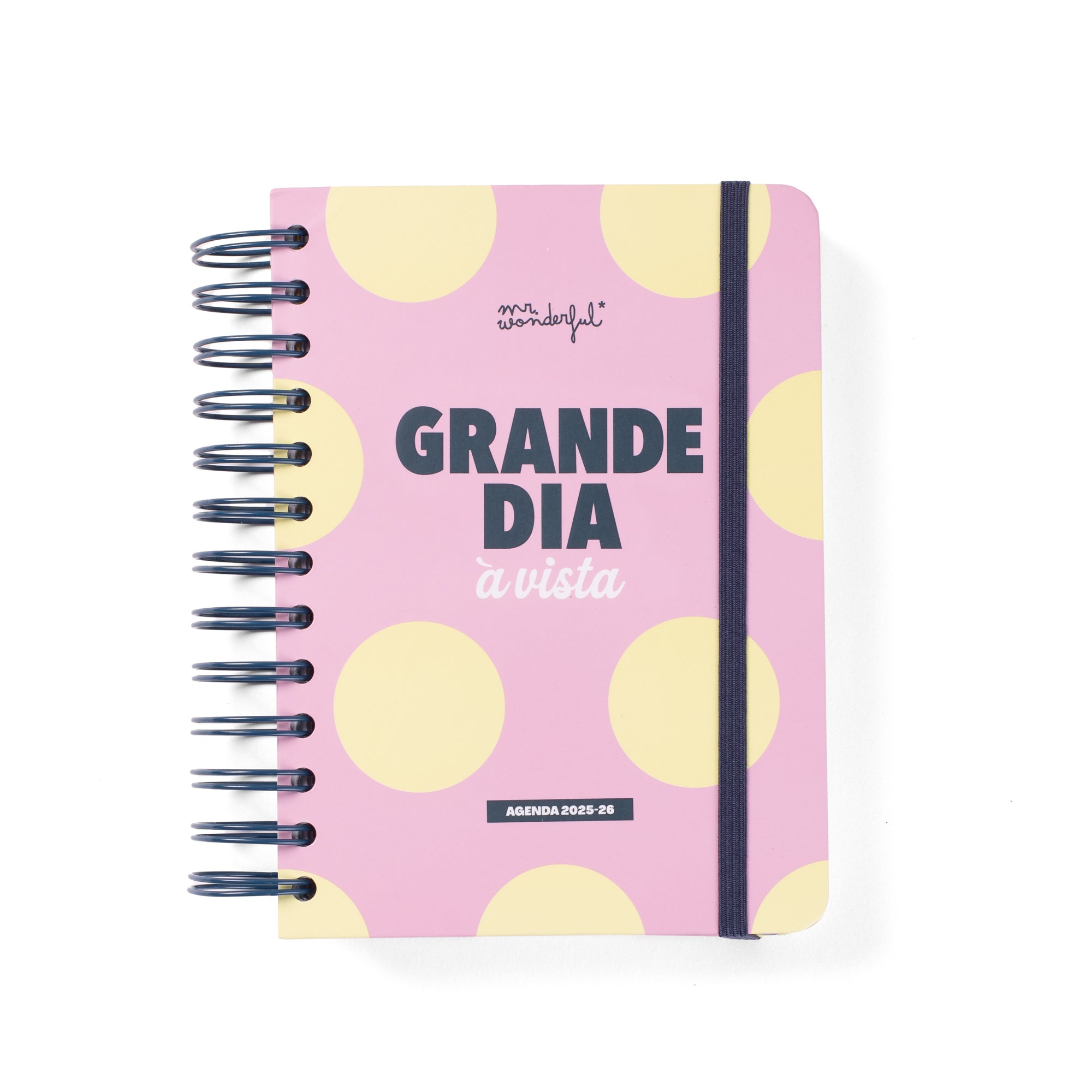Agenda Wonder pequena 2025-26 Diária - Grande dia à vista