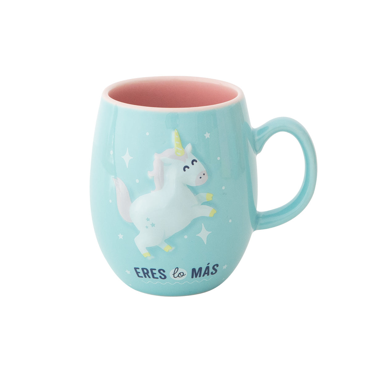 Taza con relieve de unicornio - Eres lo más