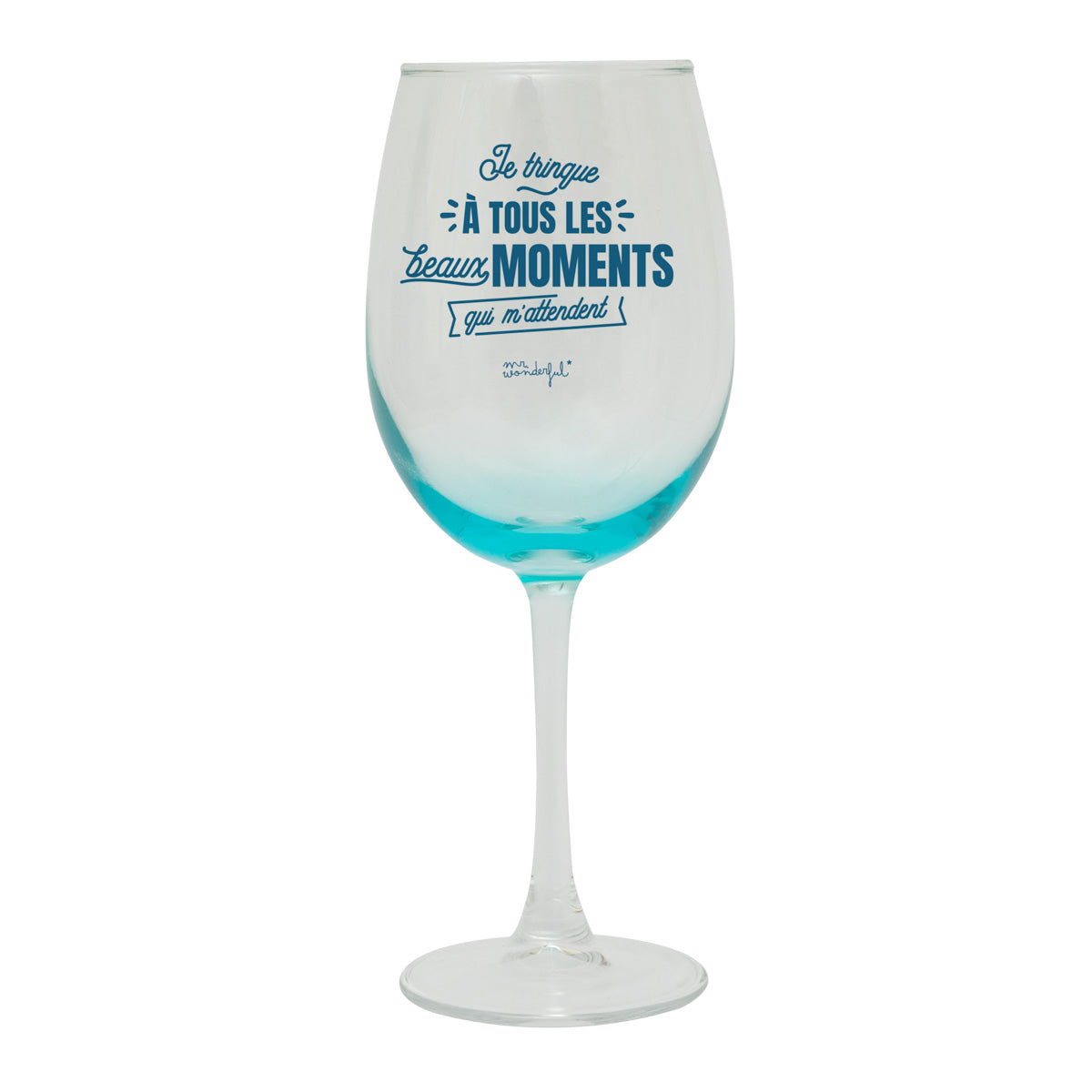 Verre à vin - Je trinque à tous les beaux moments qui m’attendent