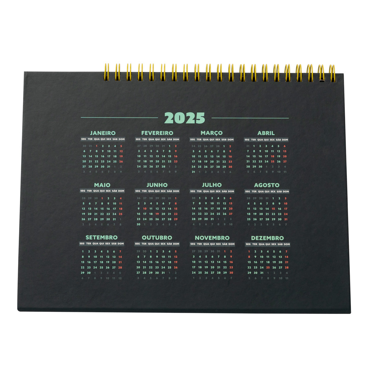 Calendário de mesa 2025 - Ready para um ano insuperável.